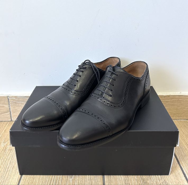 Шкіряні чоловічі оксфорди Corner