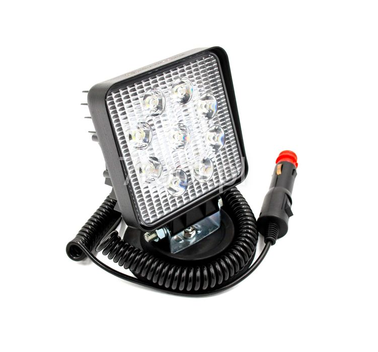 Lampa robocza LED z wyłącznikiem, oświetlenie robocze na magnes