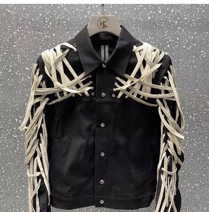 рик овенс джакет Rick Owens Tecuatl Megalaced Worker Jacket — zdjęcie 4