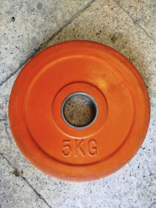 Discos Olimpicos de Competição + 2 Barras Olimpicas Pro 20kg