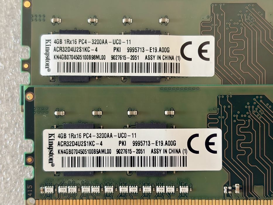 8GB Kingston DDR4 2x4GB 3200MHz ACR32D4U2S1KC-4
