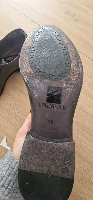 Srebrne buty Lagerfeld rozmiar 44