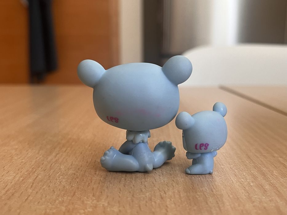 Littlest pet shop polar bears set #3681 #3582