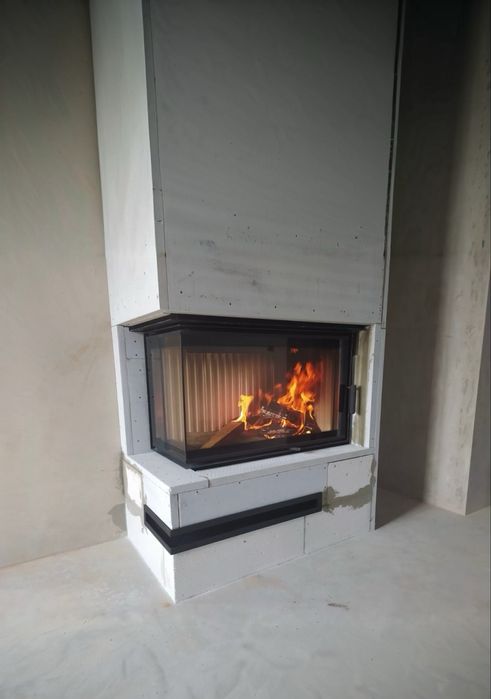 Встановлення камінів, розводка тепла, гільзування