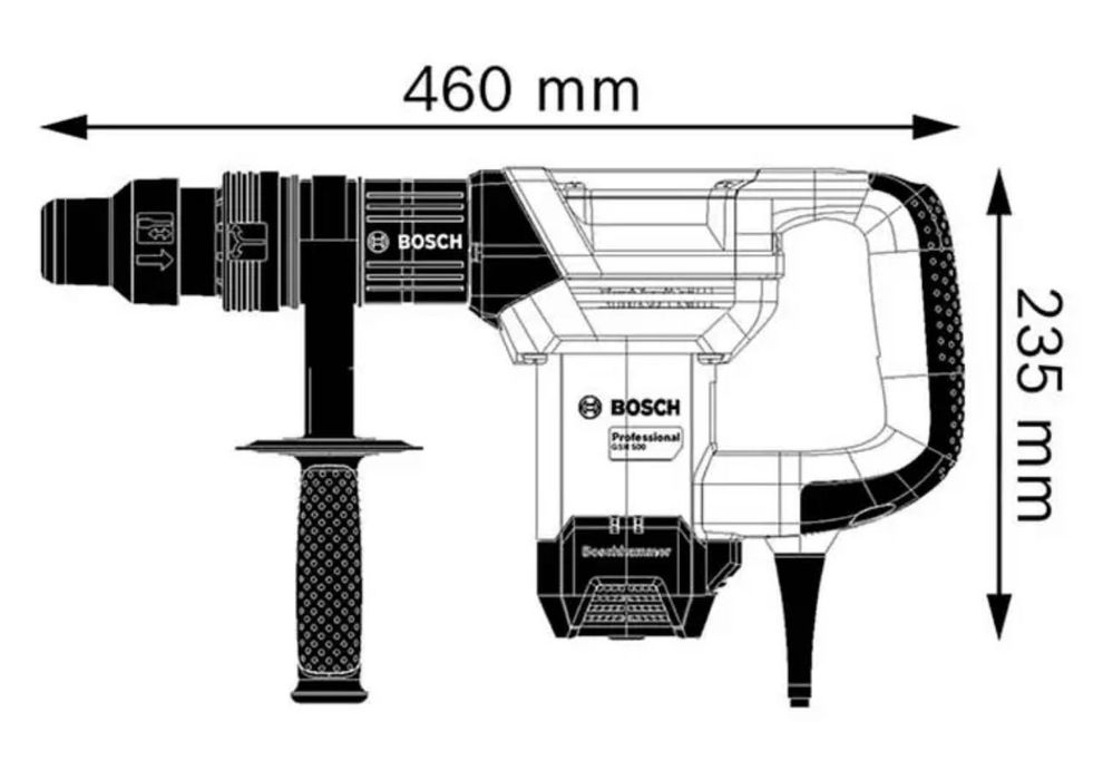 Aluguer Martelo Demolidor Bosch GSH 5 CE | Martelete Rompedor / Britadeira