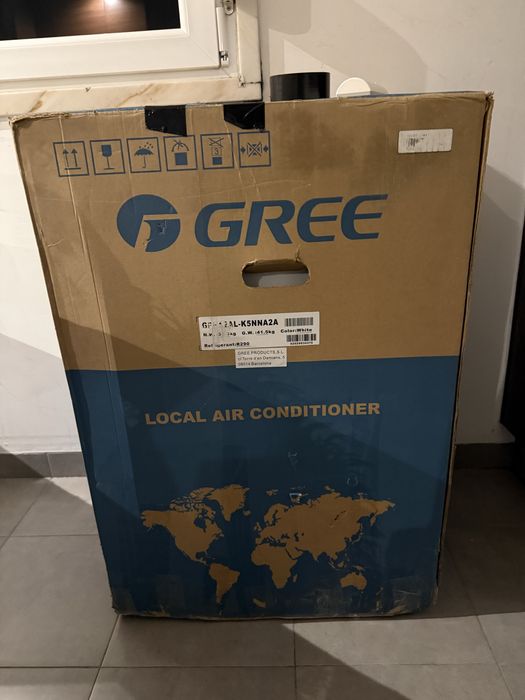 AR Condicionado Portatil GREE-Novo- 9.000/12.000 BTU-Com Tubo