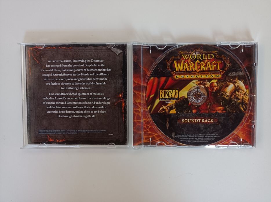 World of Warcraft Cataclysm: Artbook and Soundtrack CD64409332362243124