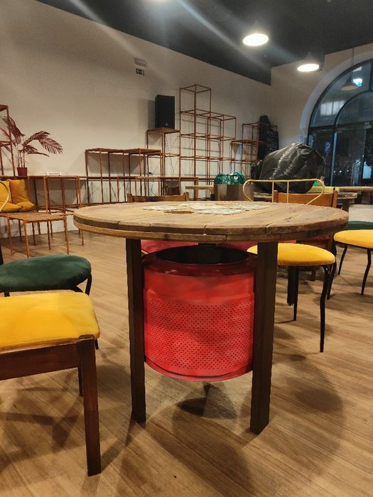 Mesas upcycling interior ou exterior