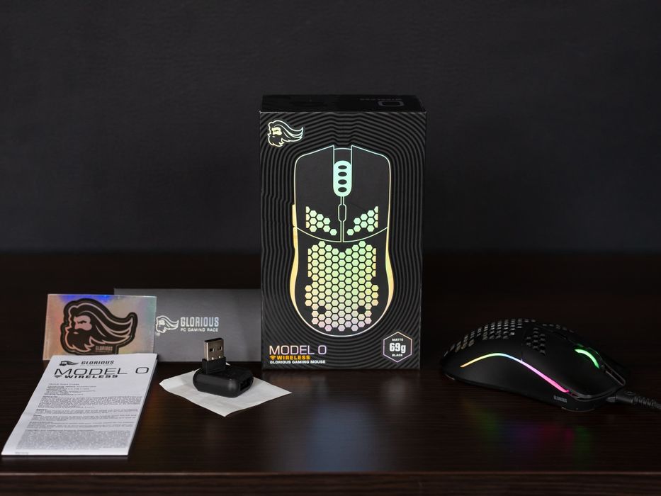 Myszka gamingowa ​Glorious Model O Wireless. Stan BDB. Komplet. Okazja