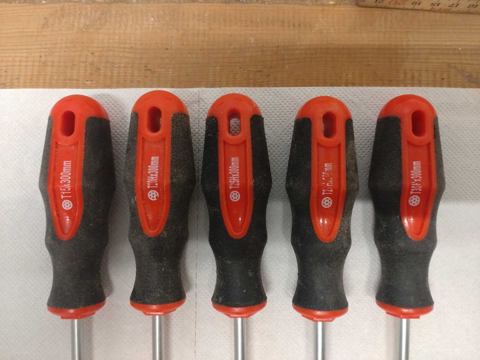 Lote chaves longas torx