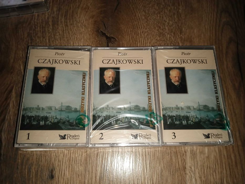 Czajkowski 1-3 Kasety Reader's Digest 1, 2, 3 Perły Muzyki Klasycznej