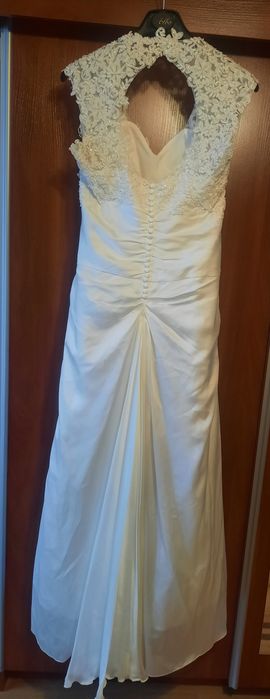 Suknia ślubna, ślub cywilny, ecru