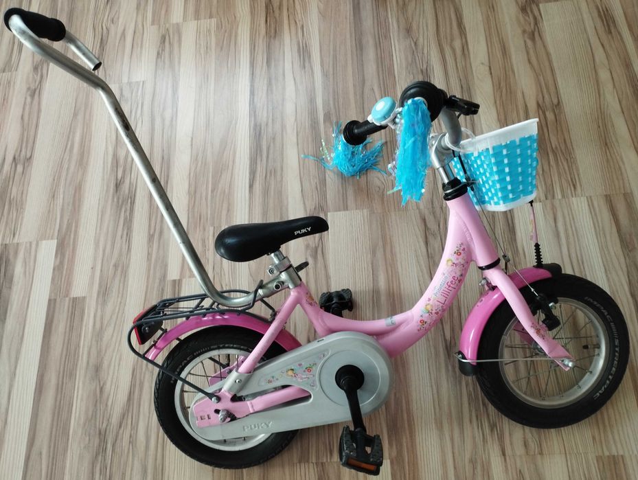 Rower Dziecięcy Puky Koła 12" Alu. +Kijek +Akcesoria Po Serwisie !!!