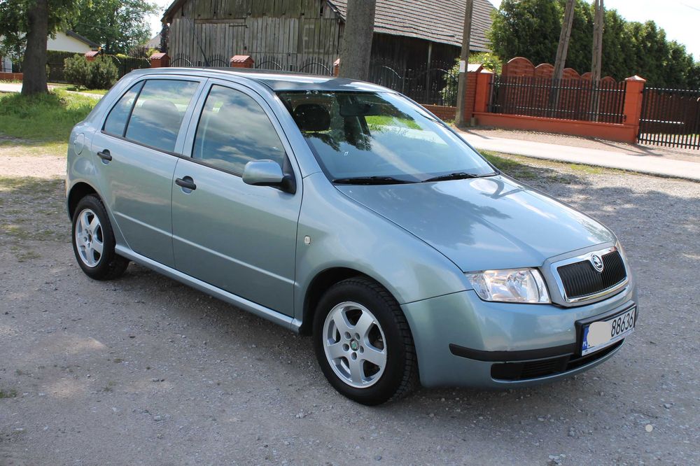 Skoda Fabia 1.2 benzyna 65km Alu/klimatyzacja Rok 2004