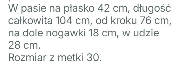 Nowe spodnie młodzieżowe