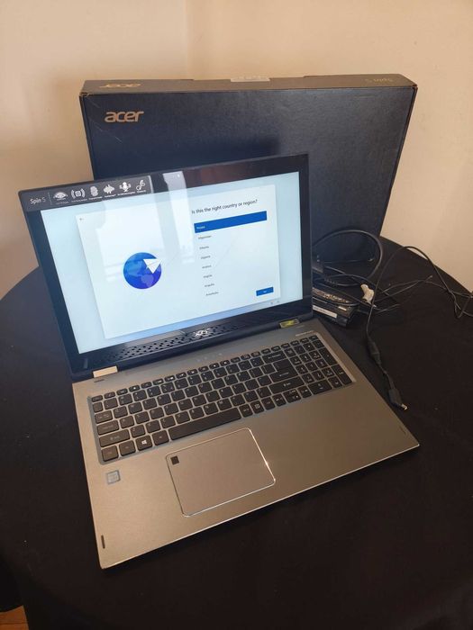 Acer Spin 5 15,6" FHD dotyk 360° i5-8250U 8GB 256GB SSD rysik