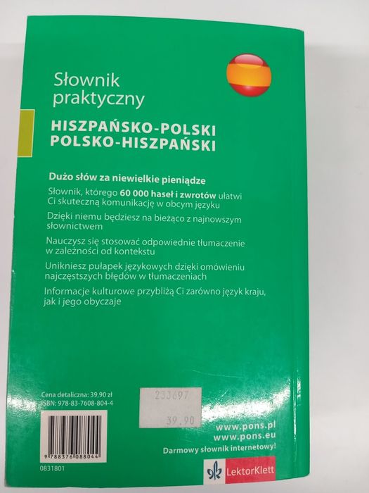 Słownik praktyczny hiszpańsko-polski i polsko-hiszpański