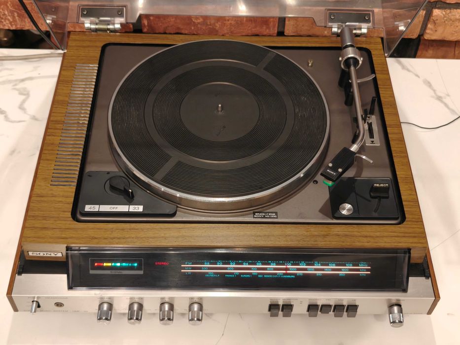 Amplituner z gramofonem SONY HMP-50 ! Unikatowe Combo VINTAGE !