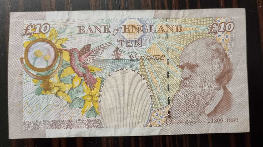 Nota de 10 Libras/Pound série E. (De 2000 a 2016) Rainha Elizabeth II