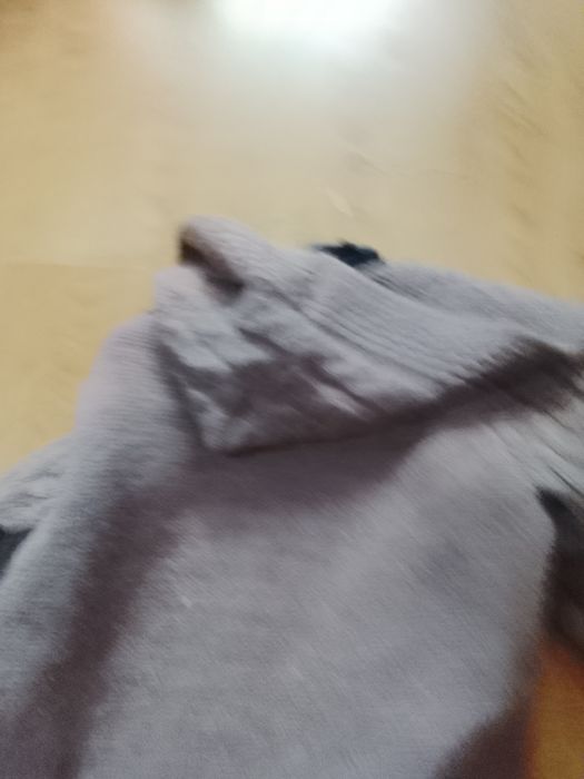 Sweter długi i gruby