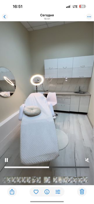 Аренда кабинета косметолога ЦЕНТР с ВОДОЙ /  по мес/на 15 дней в месяц