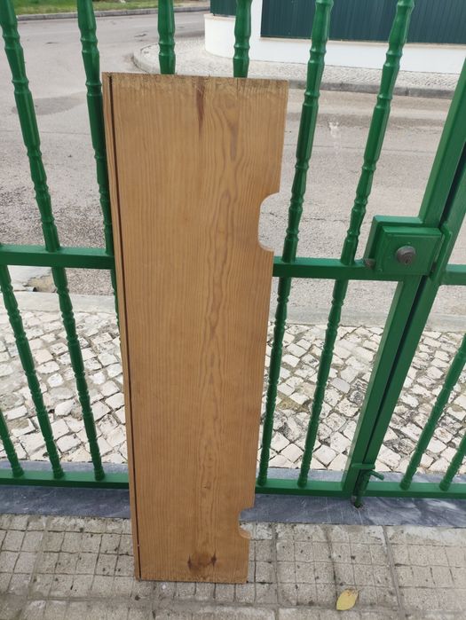 Tábua de madeira maciça 110cmx27x2cm