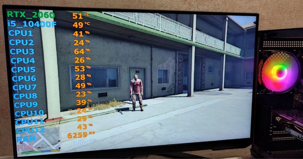 Игровой пк i5 RTX2060 cs2 rust gtaV pubg dota wot stalker2 fs25