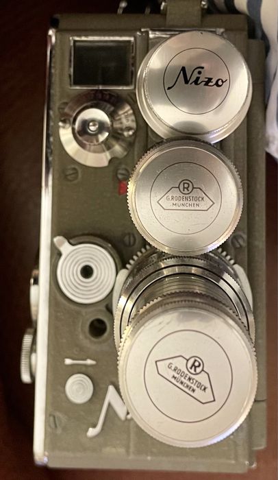 Caméra Nizo Heliomatic 8 Model S2R Avec Objectif Rodenstock, Accessoires Et Sacoche