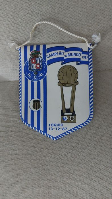 Mini Galhardete Futebol Clube Porto - Campeão Mundo e Europeu 1987