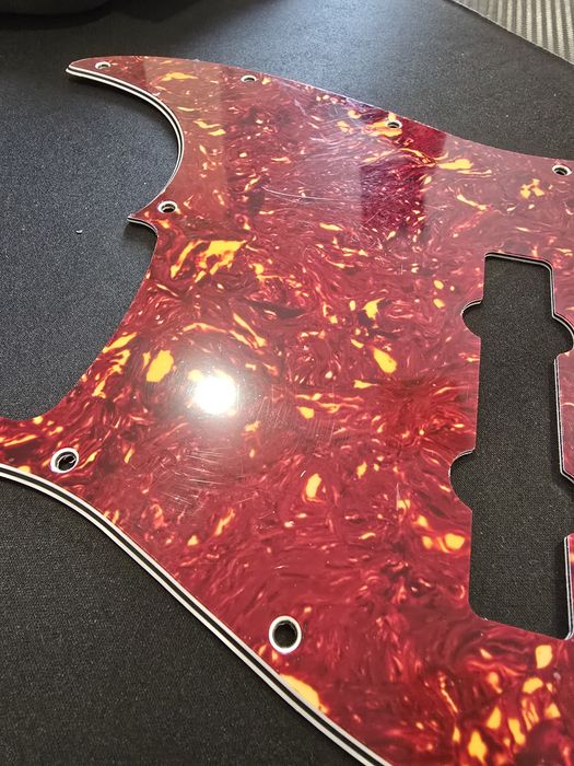 Pickguard jazz bass american turtle 5 cordas