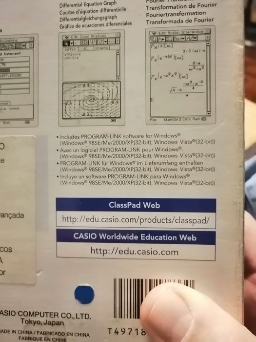 Calculadora Casio Classpad 330
