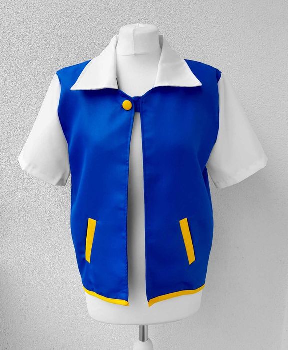 Cosplay przebranie Ash Ketchum Pokemon kostium Nowy anime