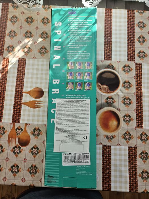 Orteza kręgosłupa wysoka usztywniajaca