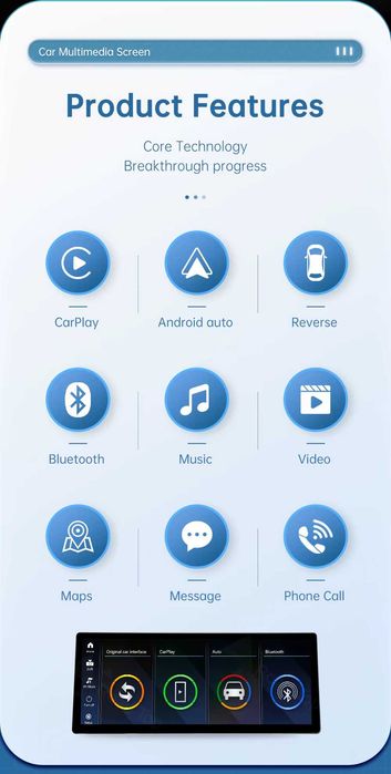Apple CarPlay Android Auto Linux Radio Multimedialne FM RDS Bluetooth Nawigacja Yanosik AUX Google Maps BMW X3 F25 BMW X4 F26