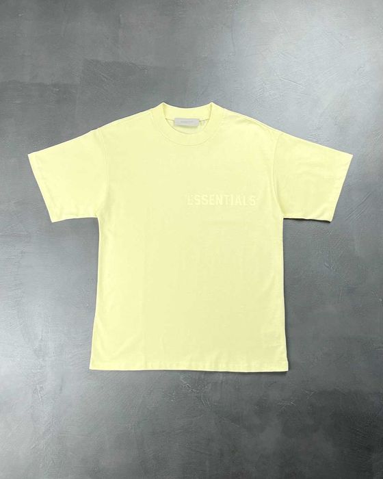 Футболка Fear Of God Essentials Cotton Jersey T-shirt Yellow