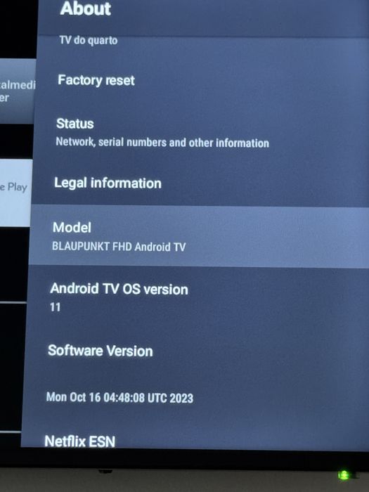Televisão Blaupunkt FHD 32" smartTV