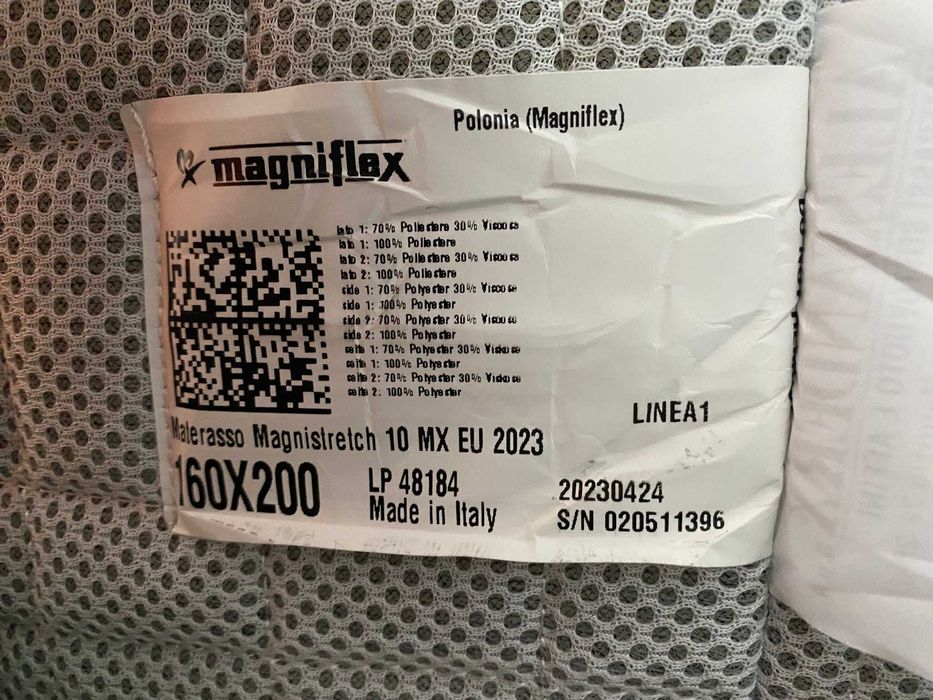 Ekskluzywny włoski materac piankowy Magniflex 160x200