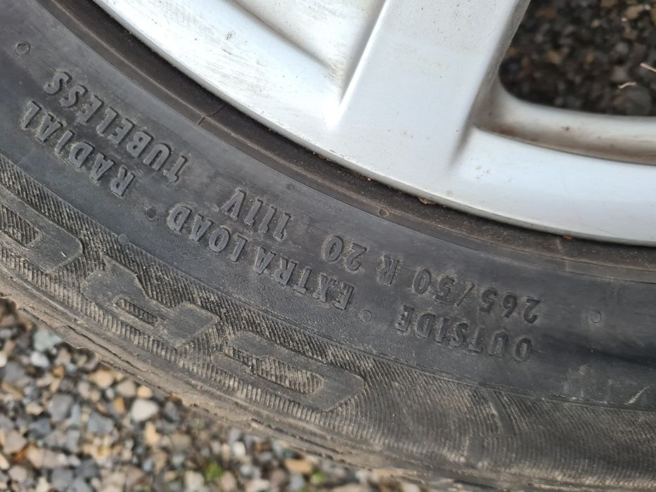Koła alufelgi felgi 20" Porsche Cayenne 265/50 R20 opony gratis