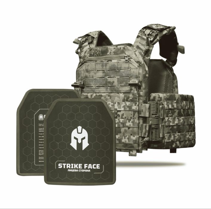 Бронежилет 6клас ДСТУ керамічні бронеплити 6 клас та захисний жилет.