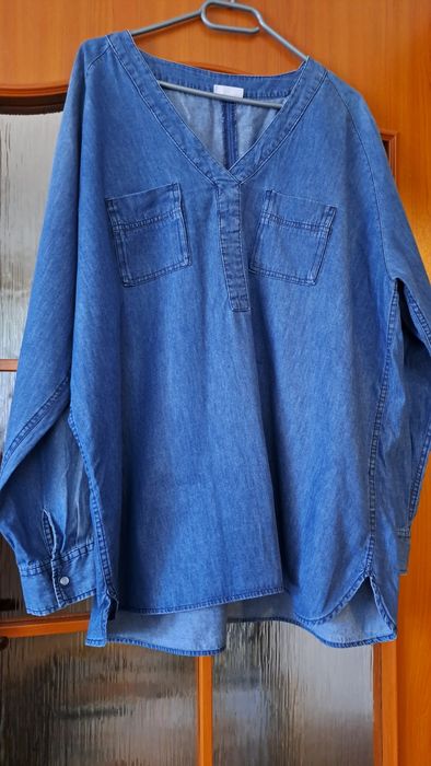 Koszula jeansowa Janina 48 4xl