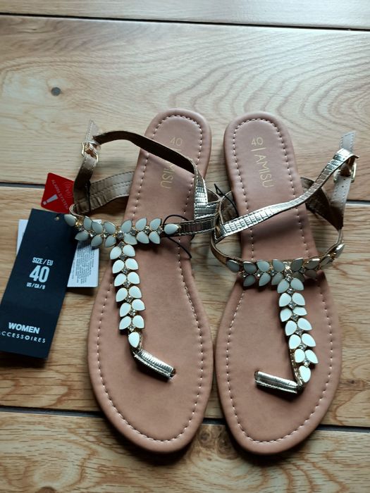Sandały, japonki, buty damskie rozm. 40 nowe wkł.27cm