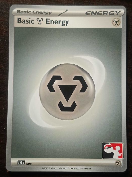 PRIZE PACK Metal Basic Energy 008 Karta POKEMON TCG Scarlet & Violet