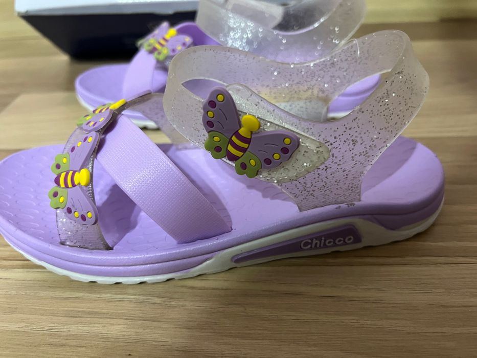 Новые Chicco, Италия, р. 33, стелька 21,5 см, резиновые босоножки