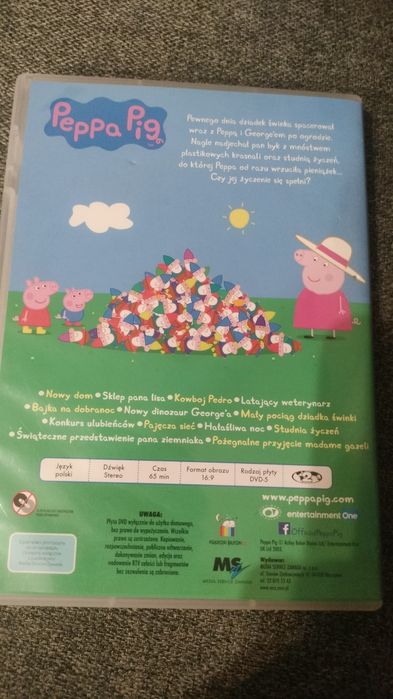 Bajka DVD Świnka Peppa Studnia Życzeń 13 Odcinków Dubbing PL