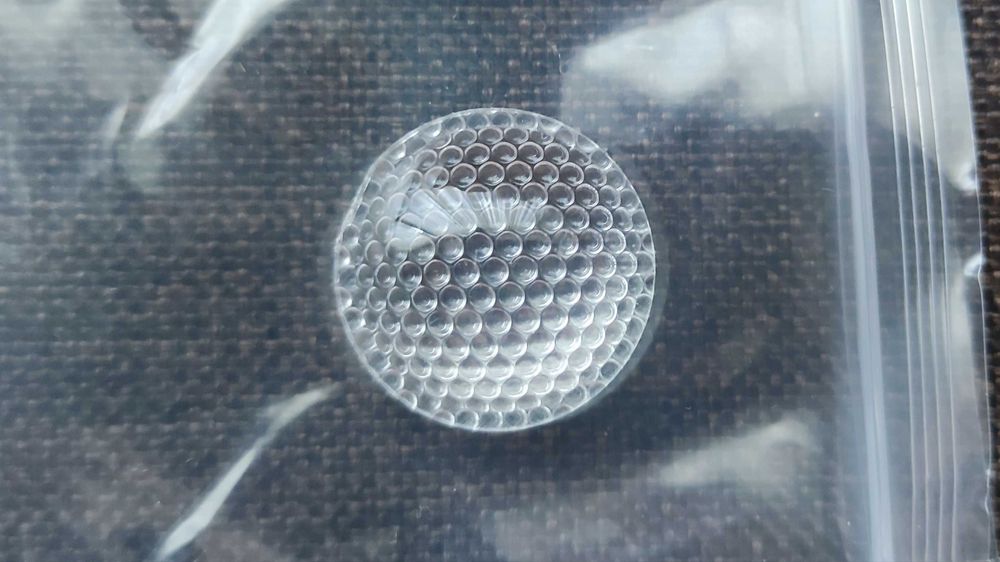 Тир линза оптика на фонарь 19.5 мм