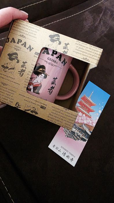 Kubek japan geisha kimono