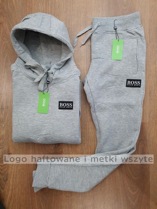 Hugo Boss męski dres nowy dresy szare