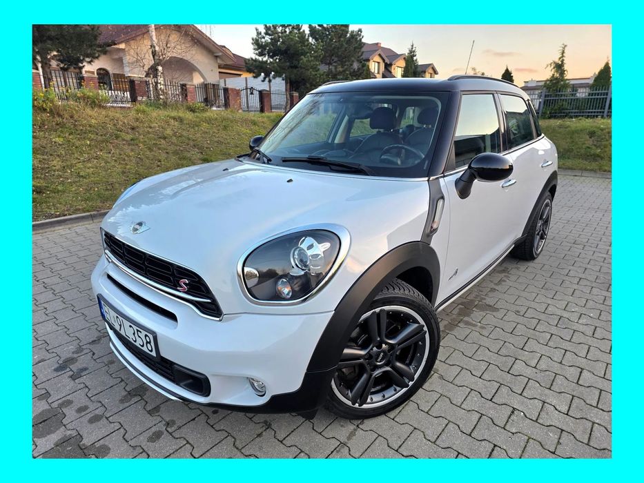 MINI Countryman CooperS 4X4•1.6 Benz. Automat•1 WŁ Salon PL*56 tys. km•Navi•Skóra•
