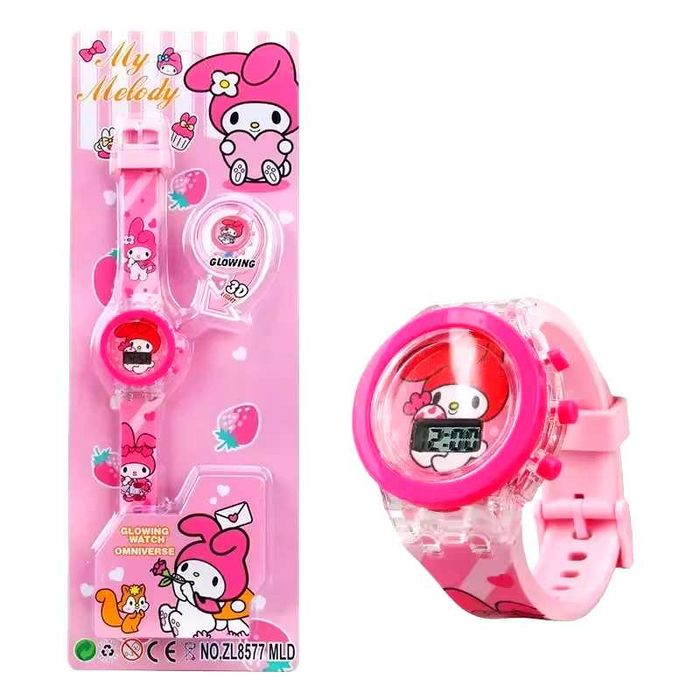 zegarek My Melody elektroniczny świecący