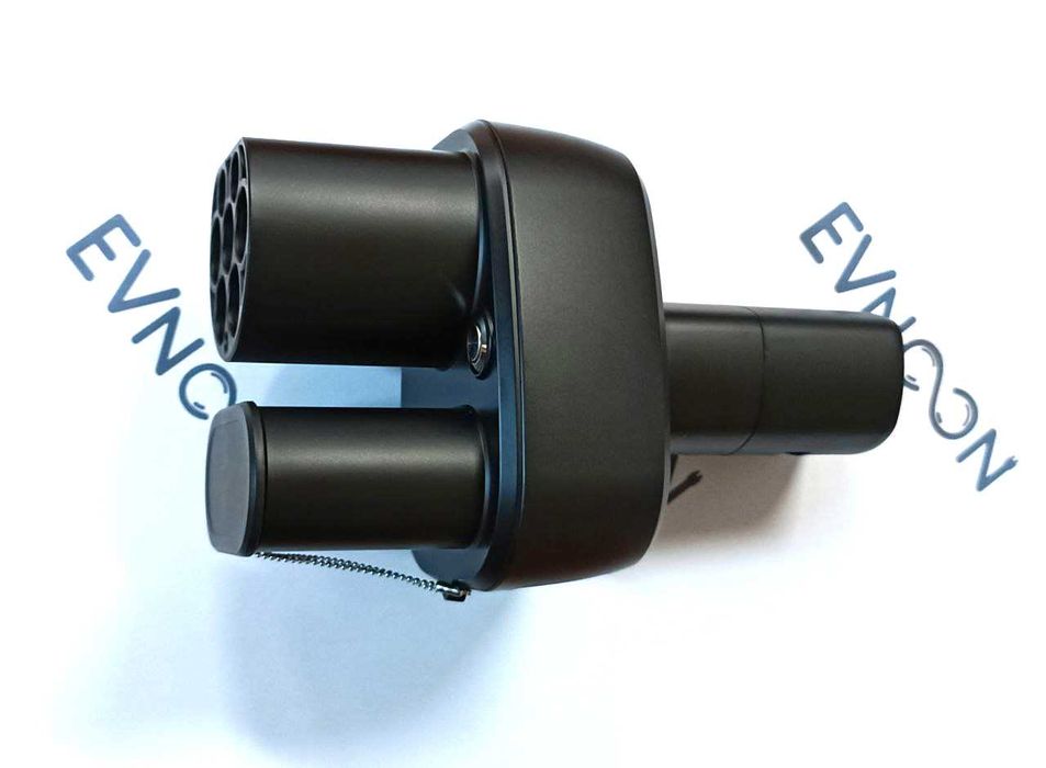 Адаптер CCS2 Tesla DC 250 кВт 400A, AC 32А Перехідник Тесла Nacs